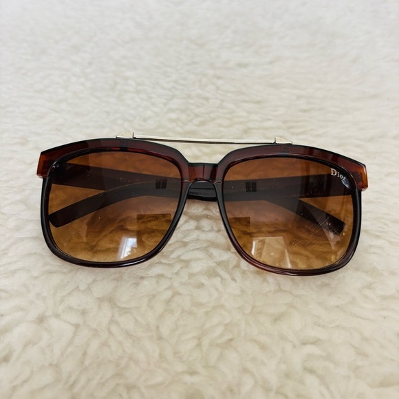 Christian Dior Brown Gradient Women Square Oversized Sunglasses main image 13
